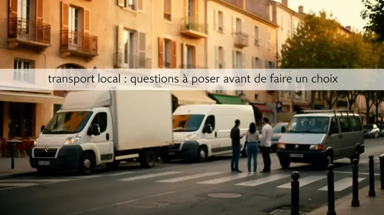 Scène de choix de transport local à Aix Marseille devant immeubles avec véhicules