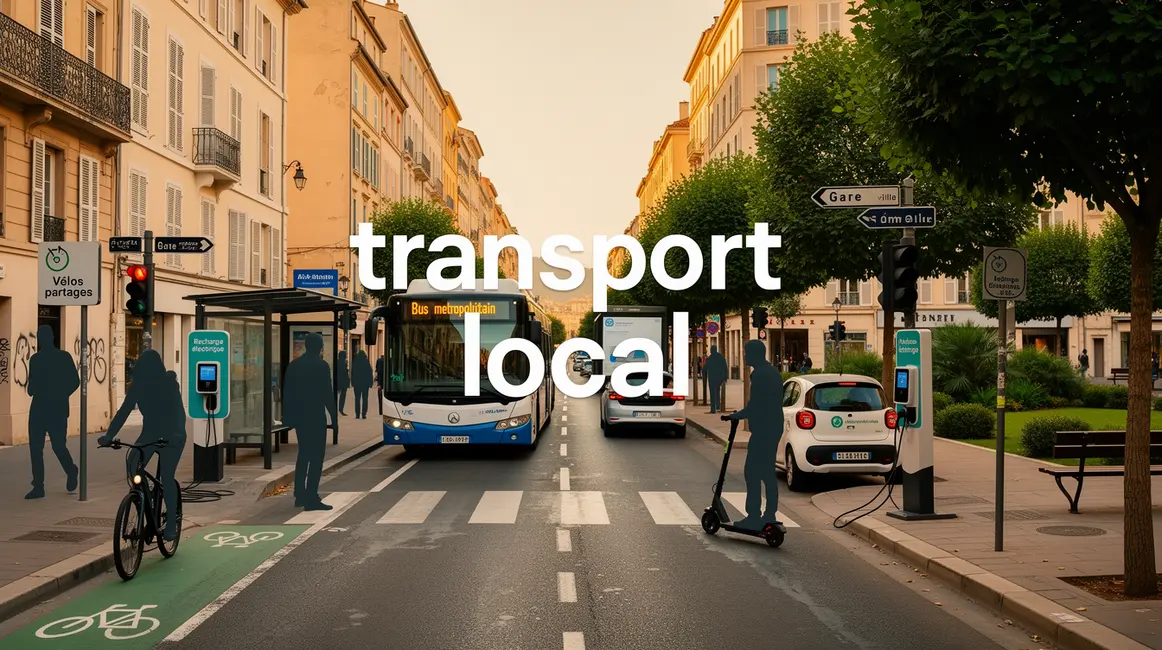 transport local Aix-Marseille vélo électrique autopartage bus