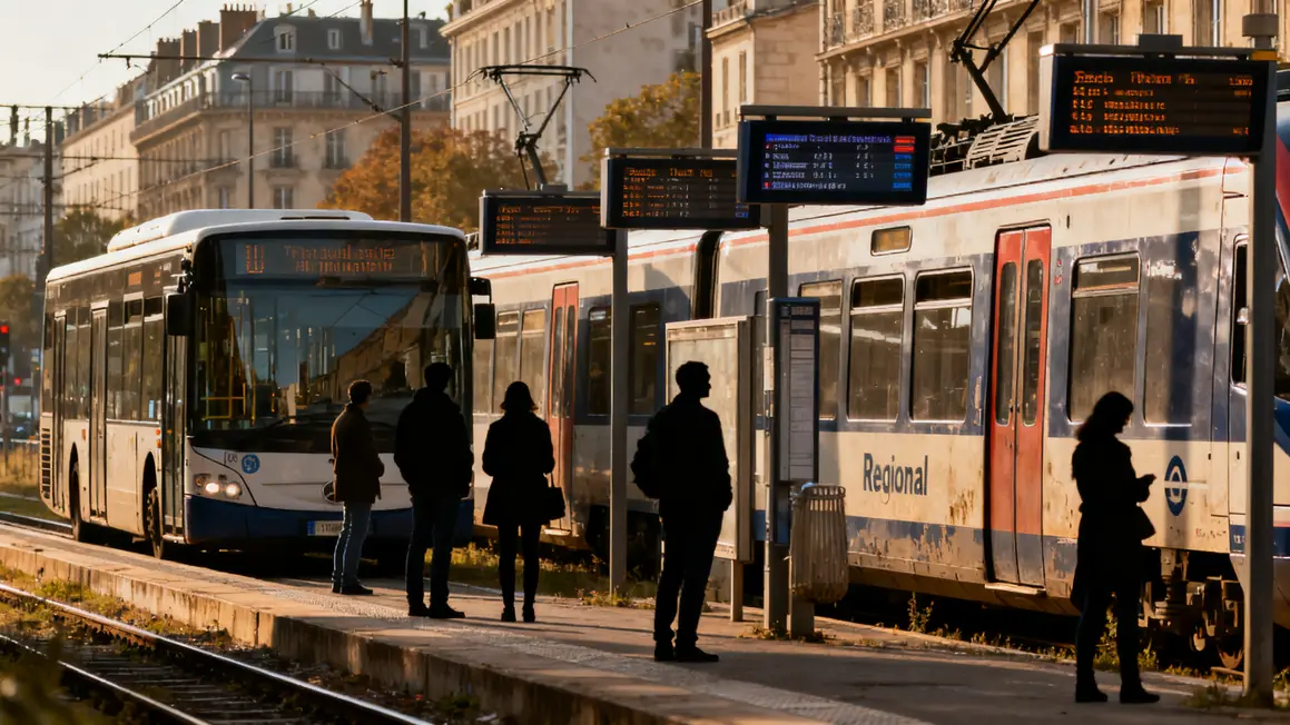 bus tram metro train regional info alerte transport local
