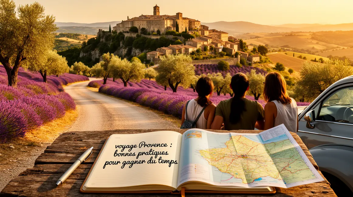Scène Provence gain de temps carnet planification