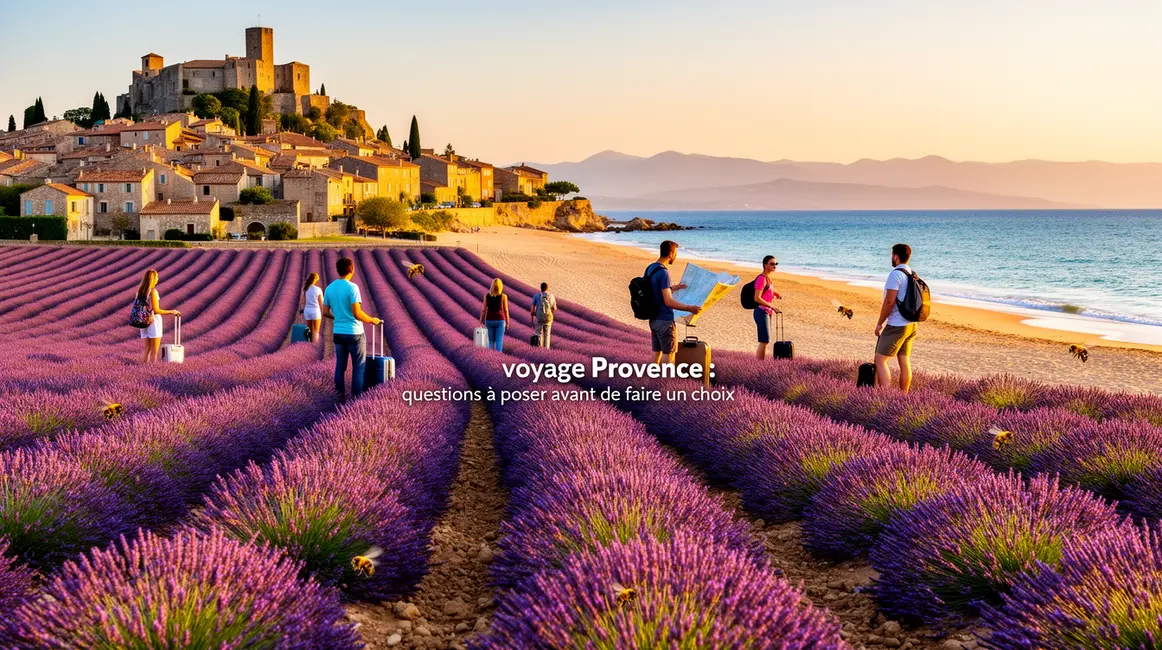 Panorama Provence lavandes villages plage montagne voyageur