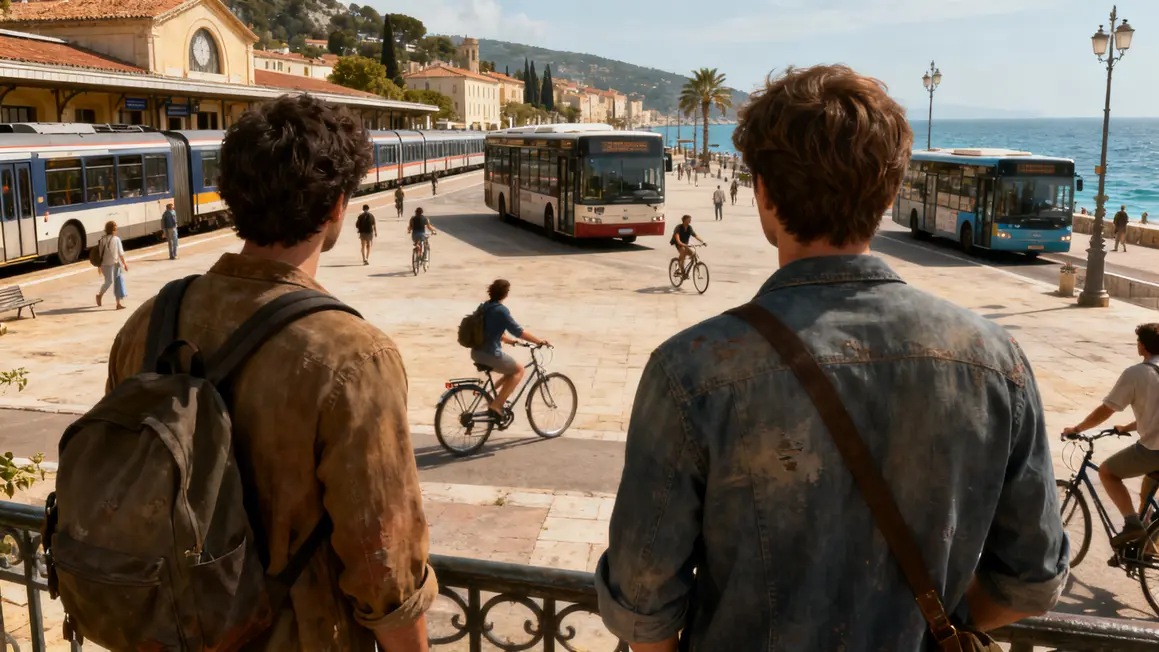 zones adaptées Provence sans voiture gare bus vélo
