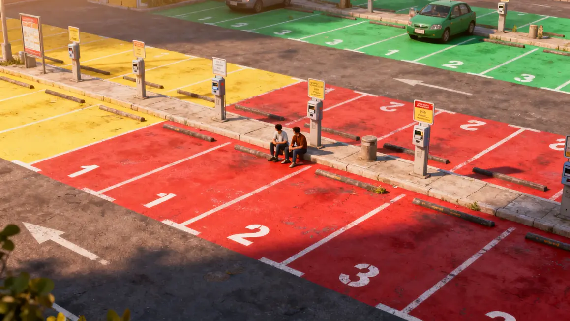 Zones de stationnement voirie Aix plan
