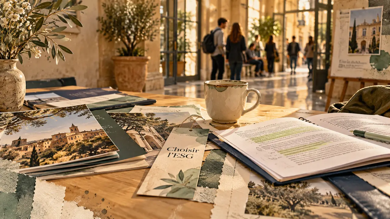 esg aix en provence : brochures et dossier pour choisir son parcours alternant