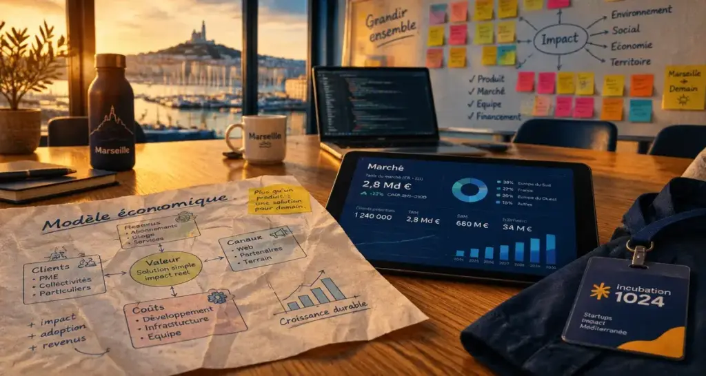 Incubateur belle de mai : parcours de l’idée à l’entreprise innovante, salle de réunion à Marseille