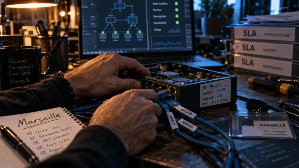 Prestataire informatique marseille : technicien dépannage réseau rapide