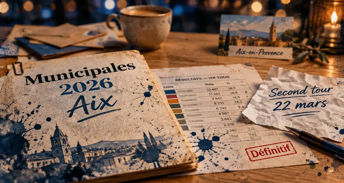Résultats élections Aix-en-Provence 2026 : Sophie Joissains, second tour 47,35 %