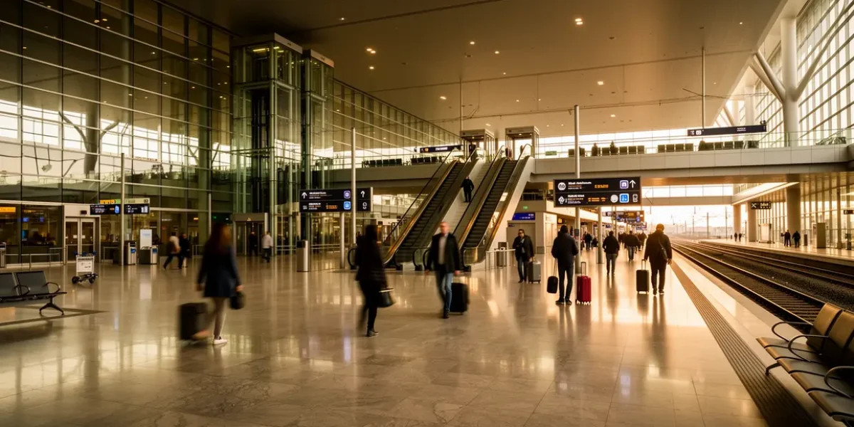 terminal aeroport gare, voyageurs, bonnes pratiques temps