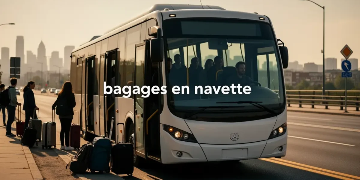 Navette Aix Marseille avec passagers et bagages