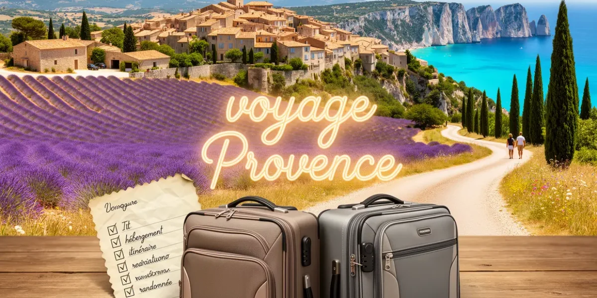 Panorama checklist voyage Provence champs lavande villages calanques routes