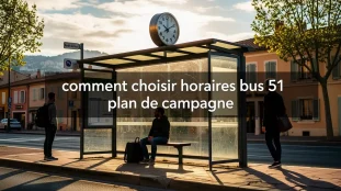 arrêt bus 51 marseille plan de campagne horloge voyageurs