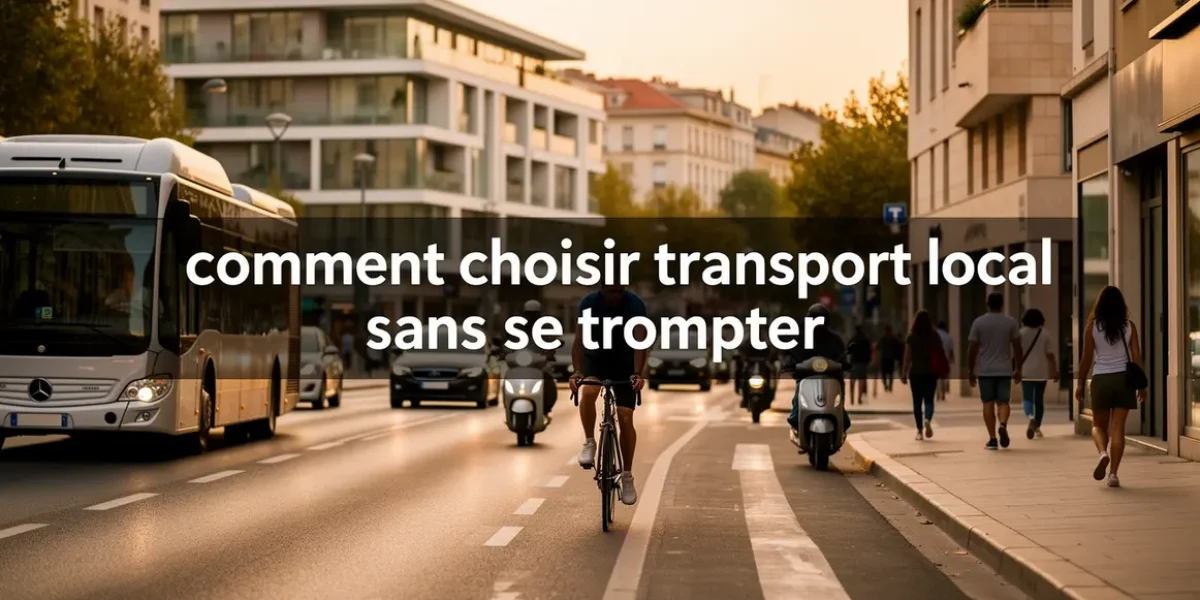 bus vélo piétons voitures Aix-Marseille comment choisir transport local
