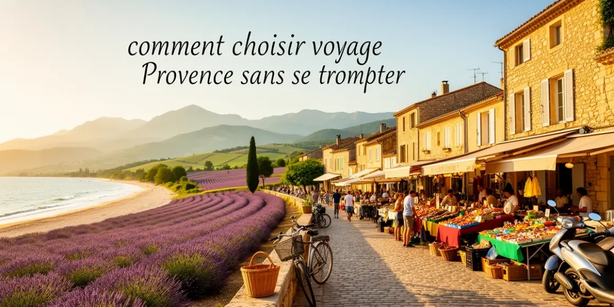 Vue panoramique comment choisir voyage Provence sans se tromper
