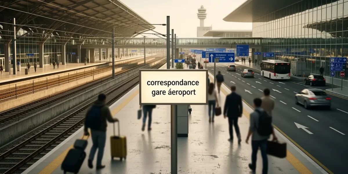 voyageurs gare aeroport correspondance