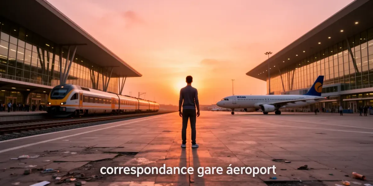 Correspondance gare aeroport entre gare et aeroport avec train avion