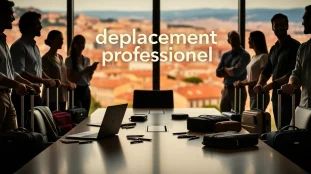 scene de bureau avec deplacement professionnel aix marseille