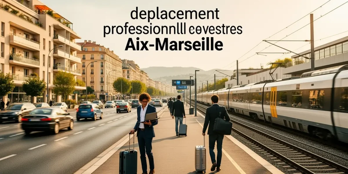 Déplacement professionnel Aix-Marseille, route, train, voiture