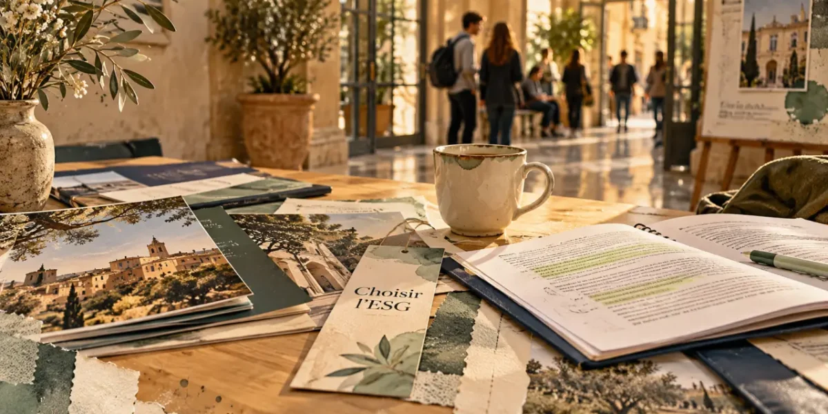 esg aix en provence : brochures et dossier pour choisir son parcours alternant