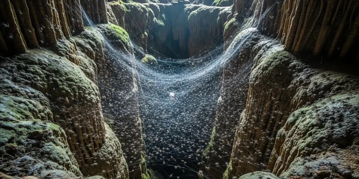 megatoile araignee grotte frontiere europe