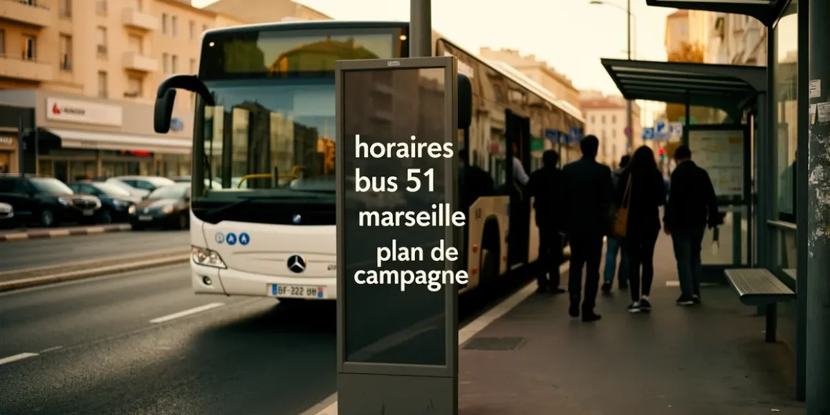 bus 51 marseille plan de campagne horaires passagers