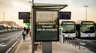 arret de bus 51 moderne marseille plan de campagne horaires