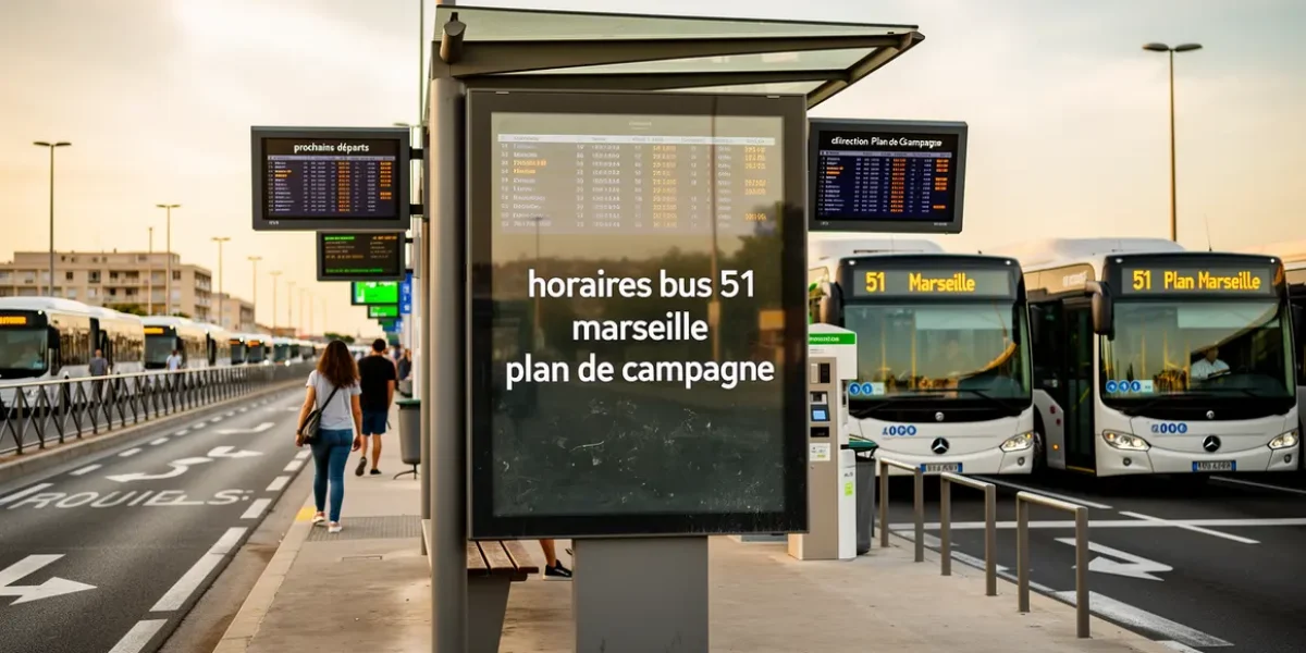 arret de bus 51 moderne marseille plan de campagne horaires