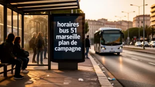 horaires bus 51 marseille plan de campagne station de bus