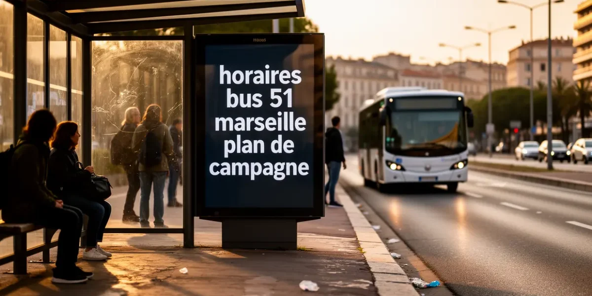 horaires bus 51 marseille plan de campagne station de bus