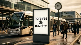 horaires de navette scene urbaine gare parc relais