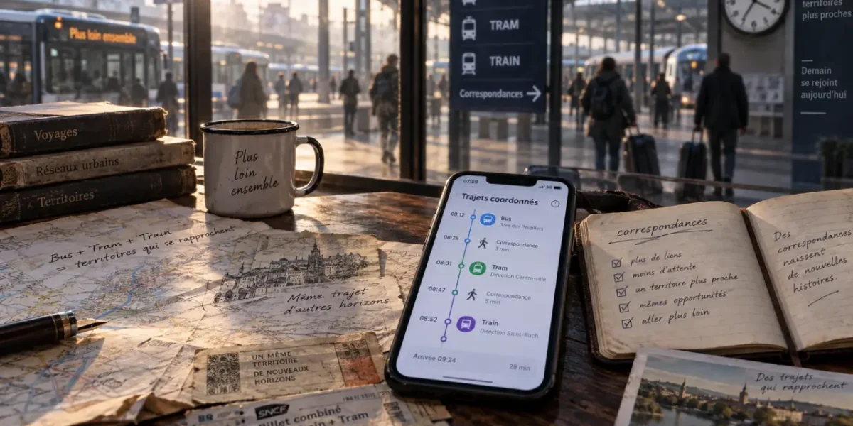 Innovations transport mobilite sans tabou : itinéraire multimodal, correspondances sur smartphone
