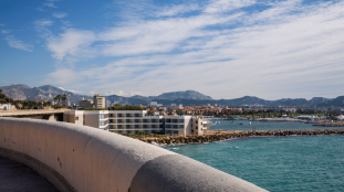 Vue panoramique de La Corniche Kennedy à Marseille