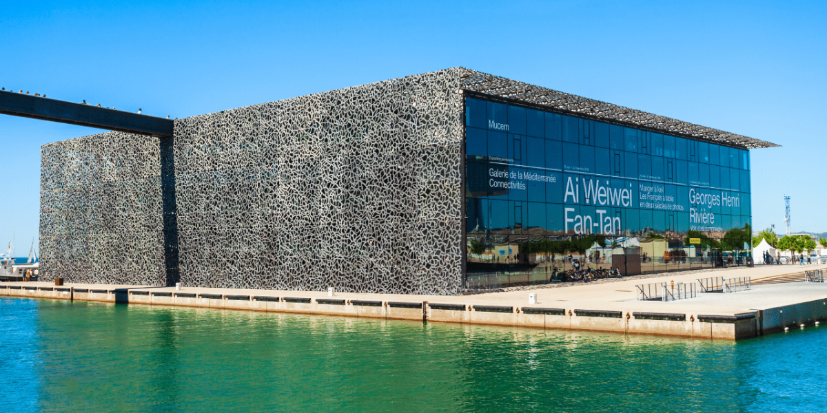 Vue panoramique du Mucem à Marseille