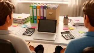 bureau organisé dossiers ligne 51