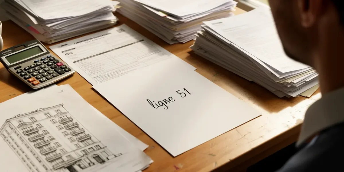 bureau propriétaire bailleur avec formulaire ligne 51