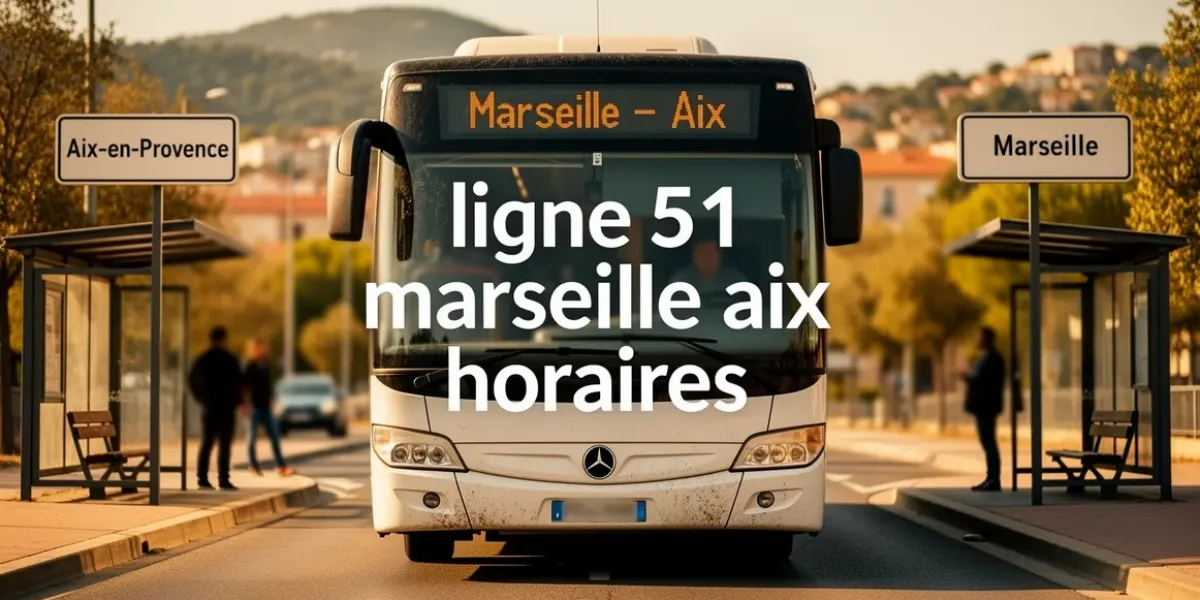 bus interurbain ligne 51 marseille aix horaires route