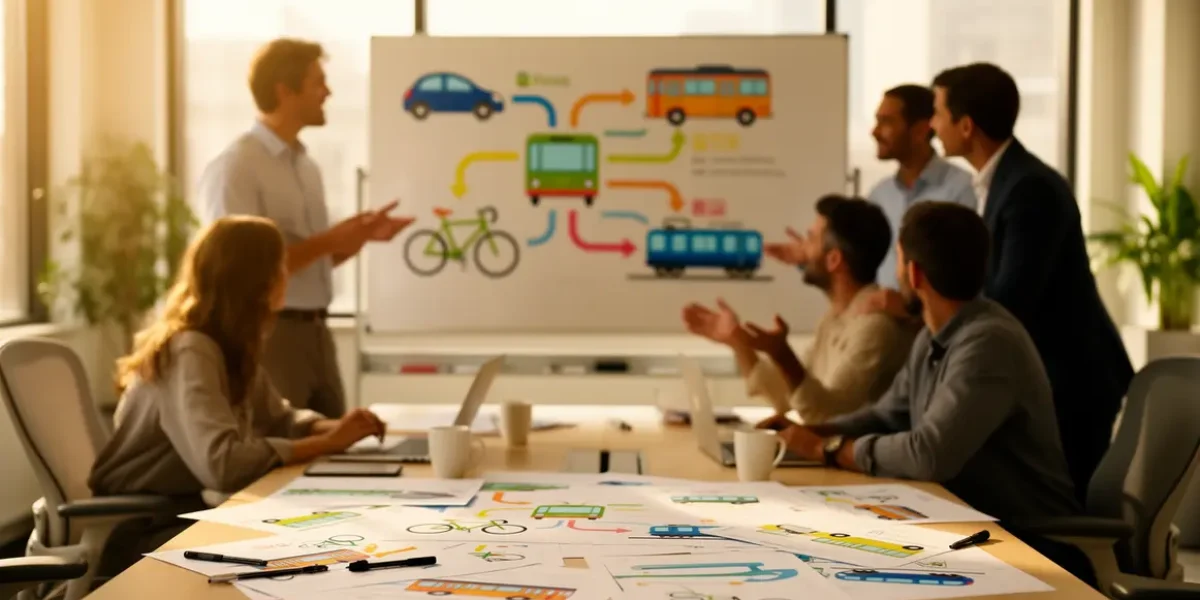 mobilite entreprise etapes cles en bureau moderne