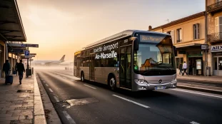 navette aeroport Aix Marseille gare routiere