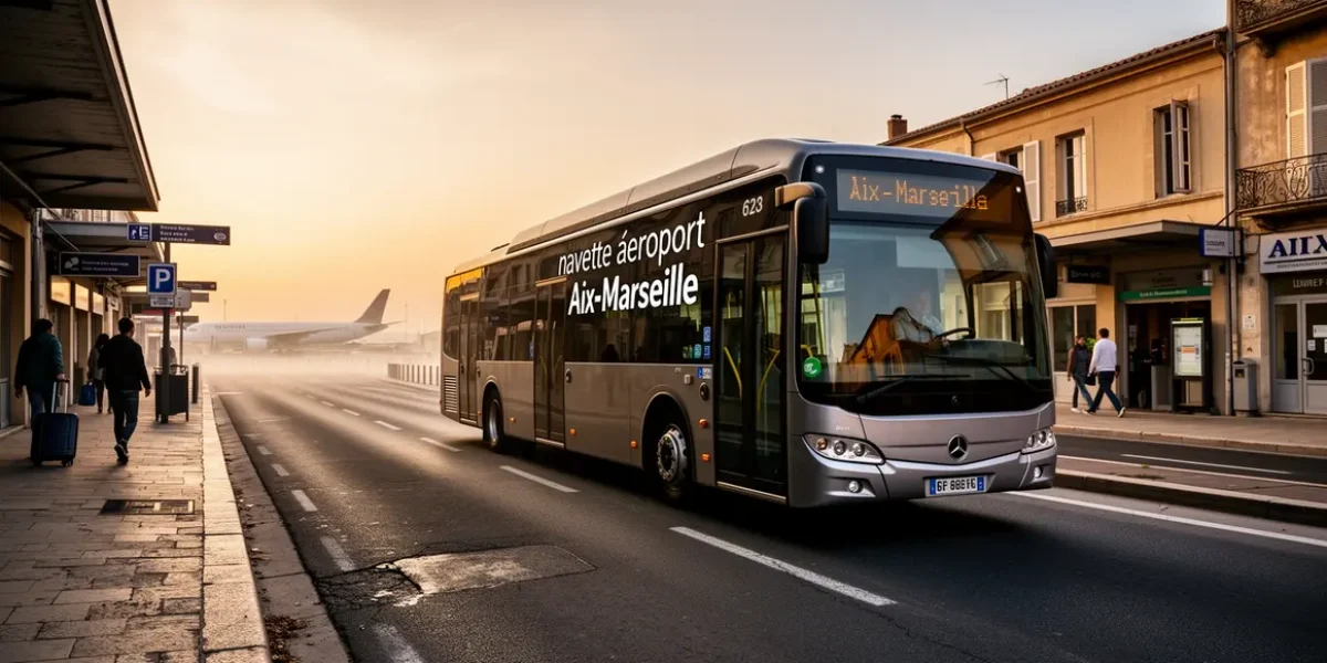 navette aeroport Aix Marseille gare routiere