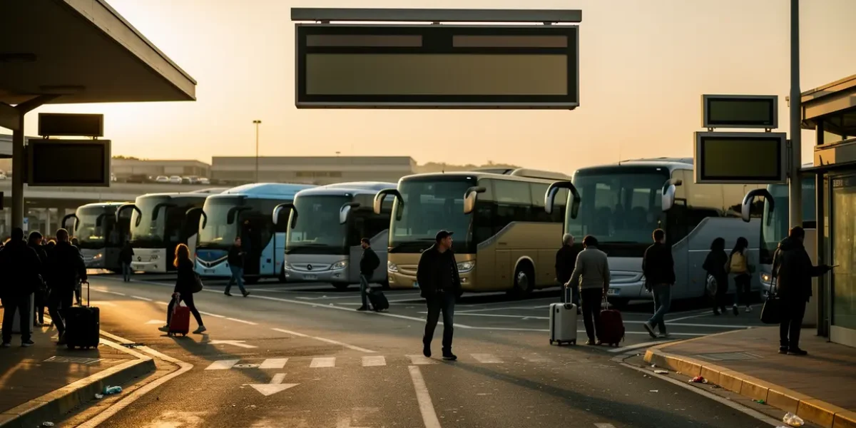 gare routiere navette aeroport aix marseille petit budget