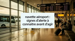 alerte navette aeroport terminal francais
