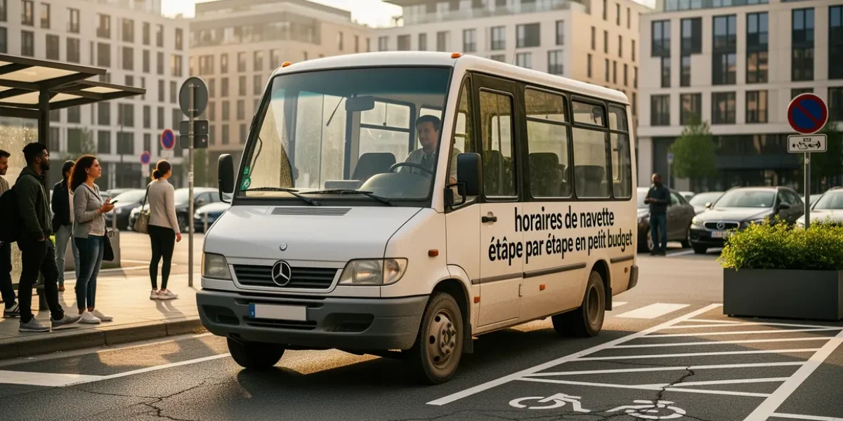 navette minibus en ville aix-marseille avec horaires et budget