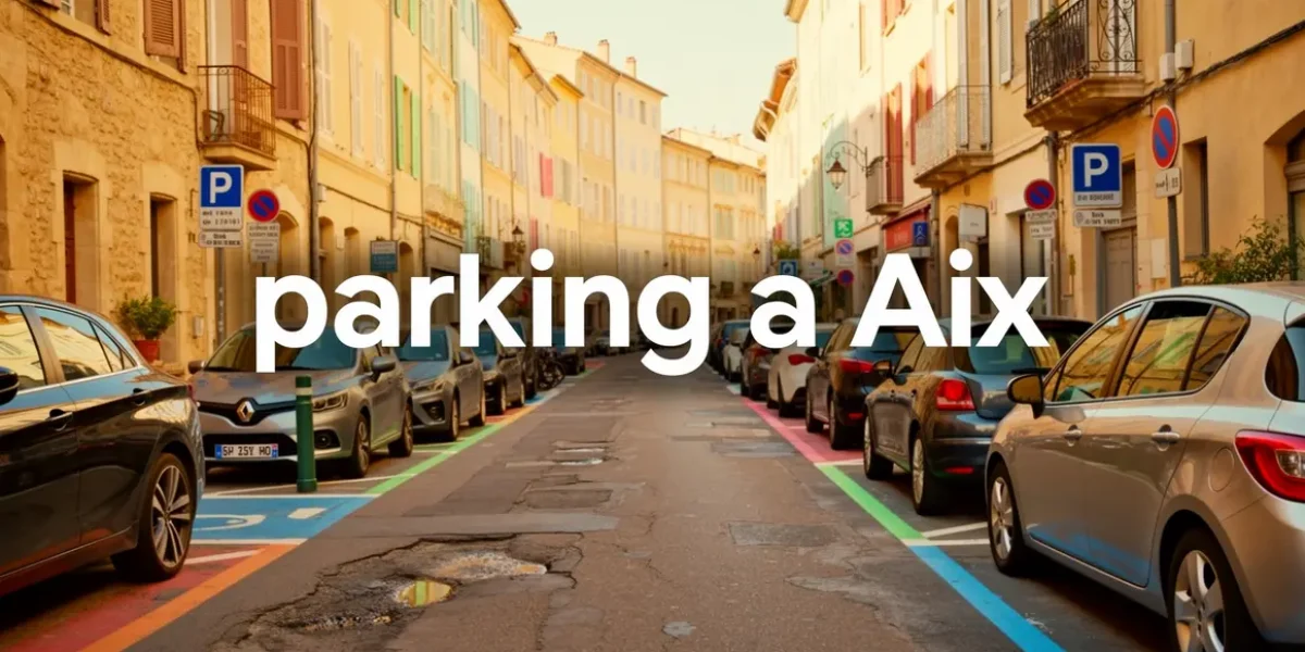 parking a Aix rue stationnement panneau