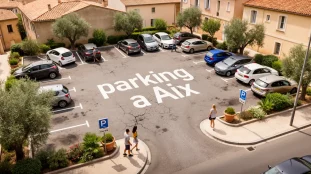 parking a Aix urbain signalisation