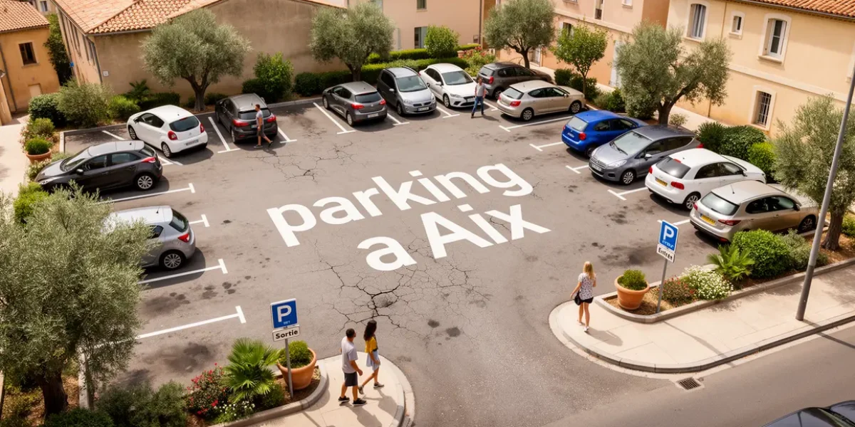parking a Aix urbain signalisation