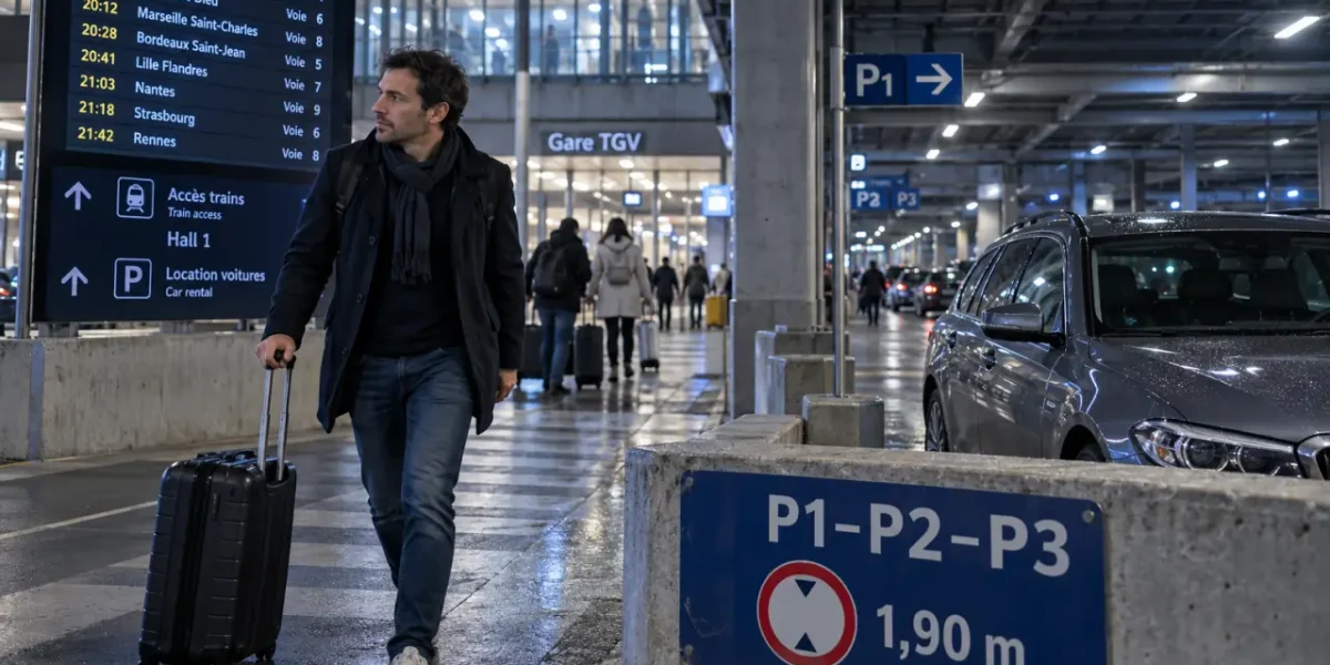 Parking aix gare tgv : couvert 1,90 m ou extérieur réservable