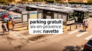 parking gratuit aix en provence navette périphérique