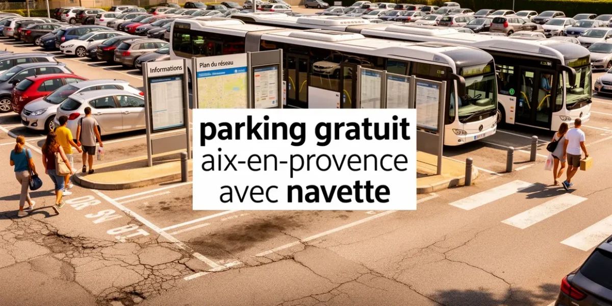 parking gratuit aix en provence navette périphérique