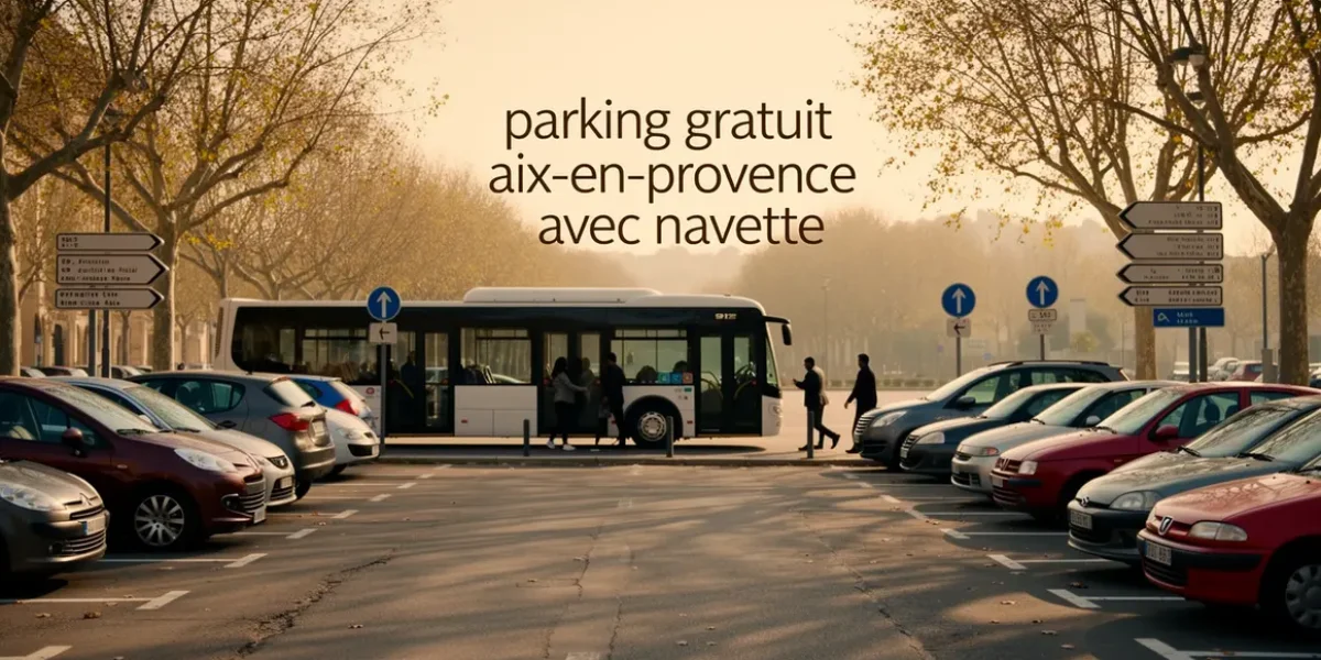 parking gratuit aix-en-provence navette bus peripherique