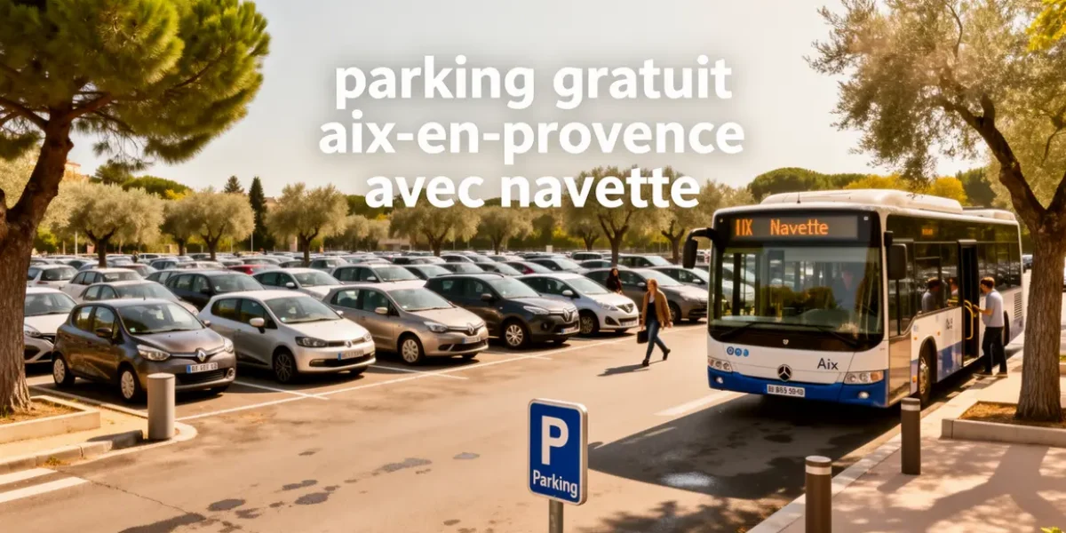 parking aix-en-provence gratuit avec navette