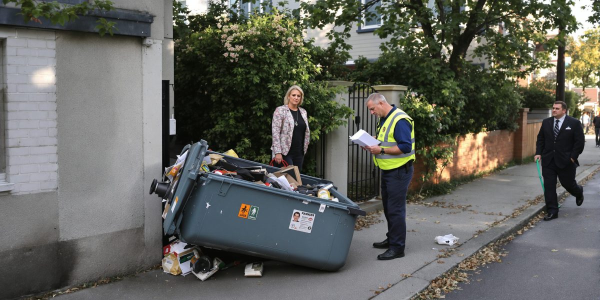 Poubelle oubliée dehors : 750 euros d'amende